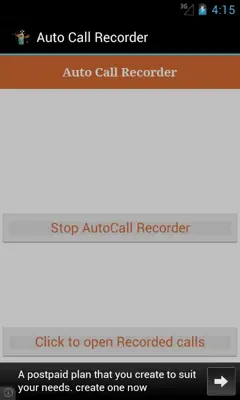 FREE Auto Call Recorder android App screenshot 3